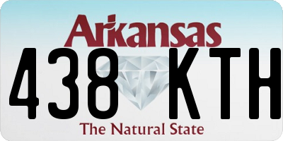 AR license plate 438KTH