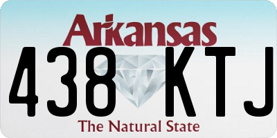 AR license plate 438KTJ