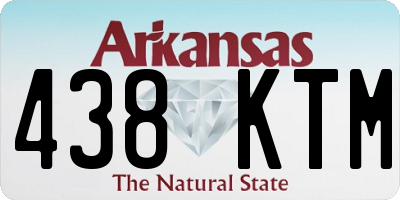 AR license plate 438KTM