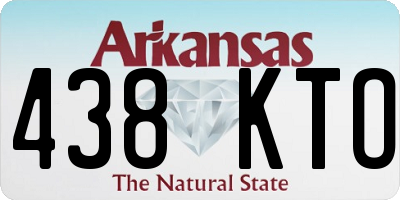 AR license plate 438KTO