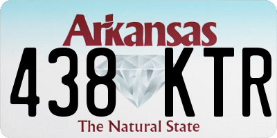 AR license plate 438KTR