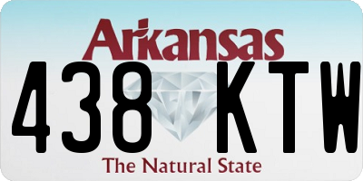 AR license plate 438KTW