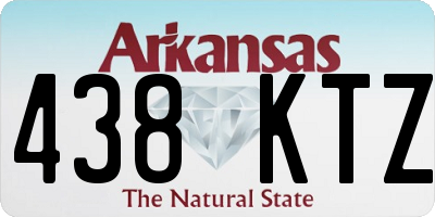 AR license plate 438KTZ