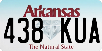 AR license plate 438KUA