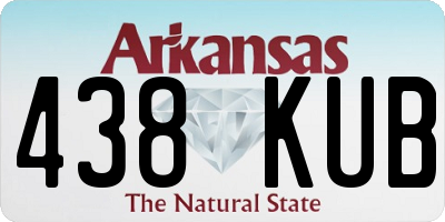 AR license plate 438KUB