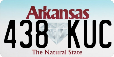 AR license plate 438KUC