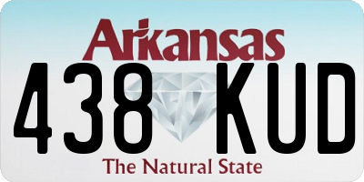 AR license plate 438KUD