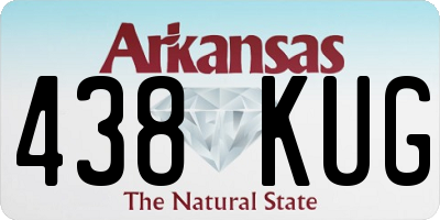 AR license plate 438KUG