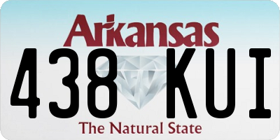 AR license plate 438KUI