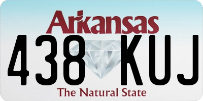 AR license plate 438KUJ