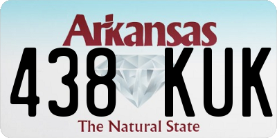 AR license plate 438KUK