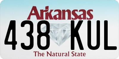 AR license plate 438KUL