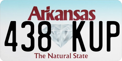 AR license plate 438KUP