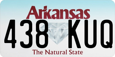 AR license plate 438KUQ