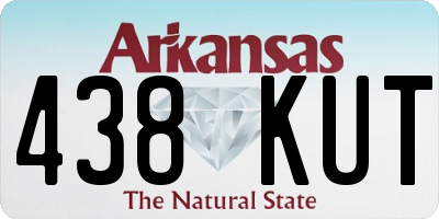AR license plate 438KUT