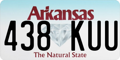 AR license plate 438KUU