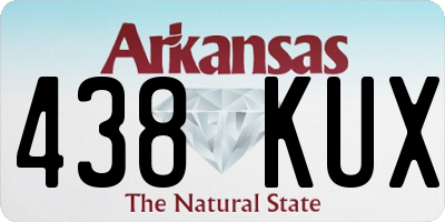 AR license plate 438KUX