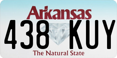 AR license plate 438KUY