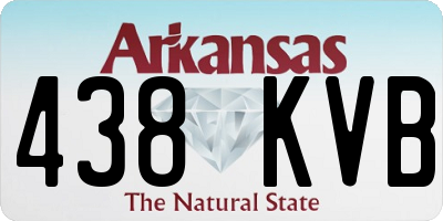 AR license plate 438KVB