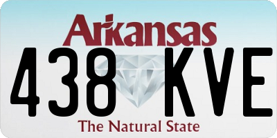 AR license plate 438KVE