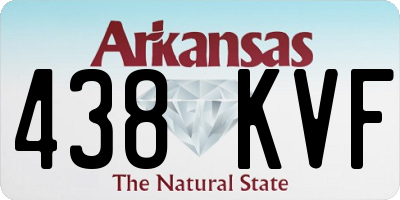 AR license plate 438KVF