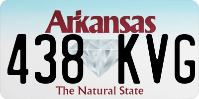 AR license plate 438KVG