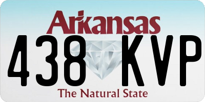AR license plate 438KVP