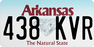 AR license plate 438KVR