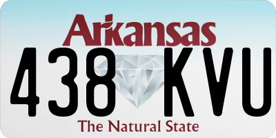 AR license plate 438KVU