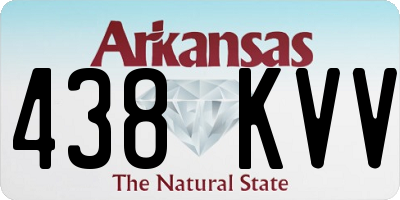 AR license plate 438KVV