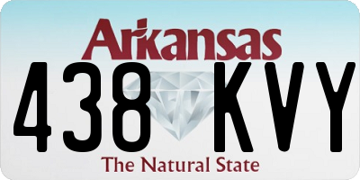 AR license plate 438KVY