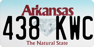 AR license plate 438KWC
