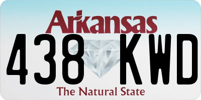 AR license plate 438KWD