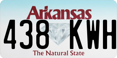 AR license plate 438KWH