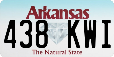AR license plate 438KWI