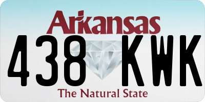 AR license plate 438KWK