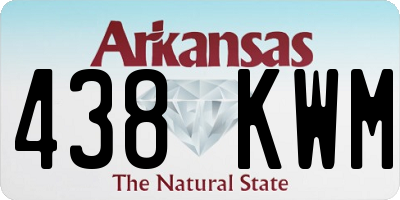 AR license plate 438KWM