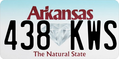 AR license plate 438KWS