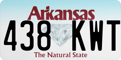AR license plate 438KWT