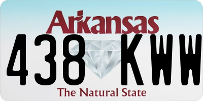 AR license plate 438KWW
