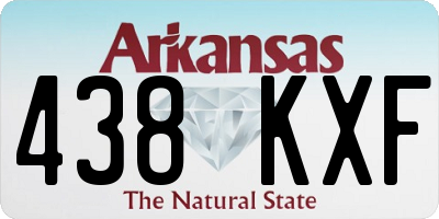 AR license plate 438KXF