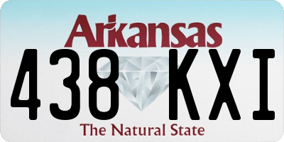 AR license plate 438KXI