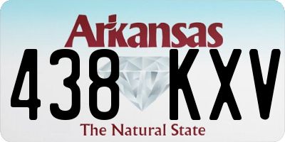 AR license plate 438KXV