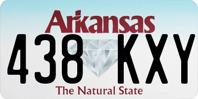 AR license plate 438KXY