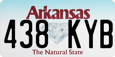 AR license plate 438KYB