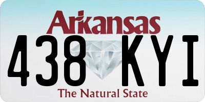 AR license plate 438KYI