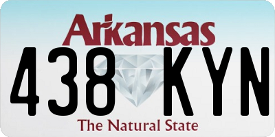AR license plate 438KYN