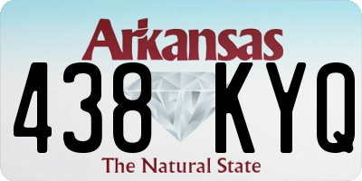 AR license plate 438KYQ