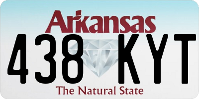 AR license plate 438KYT