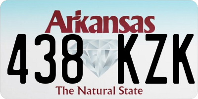 AR license plate 438KZK